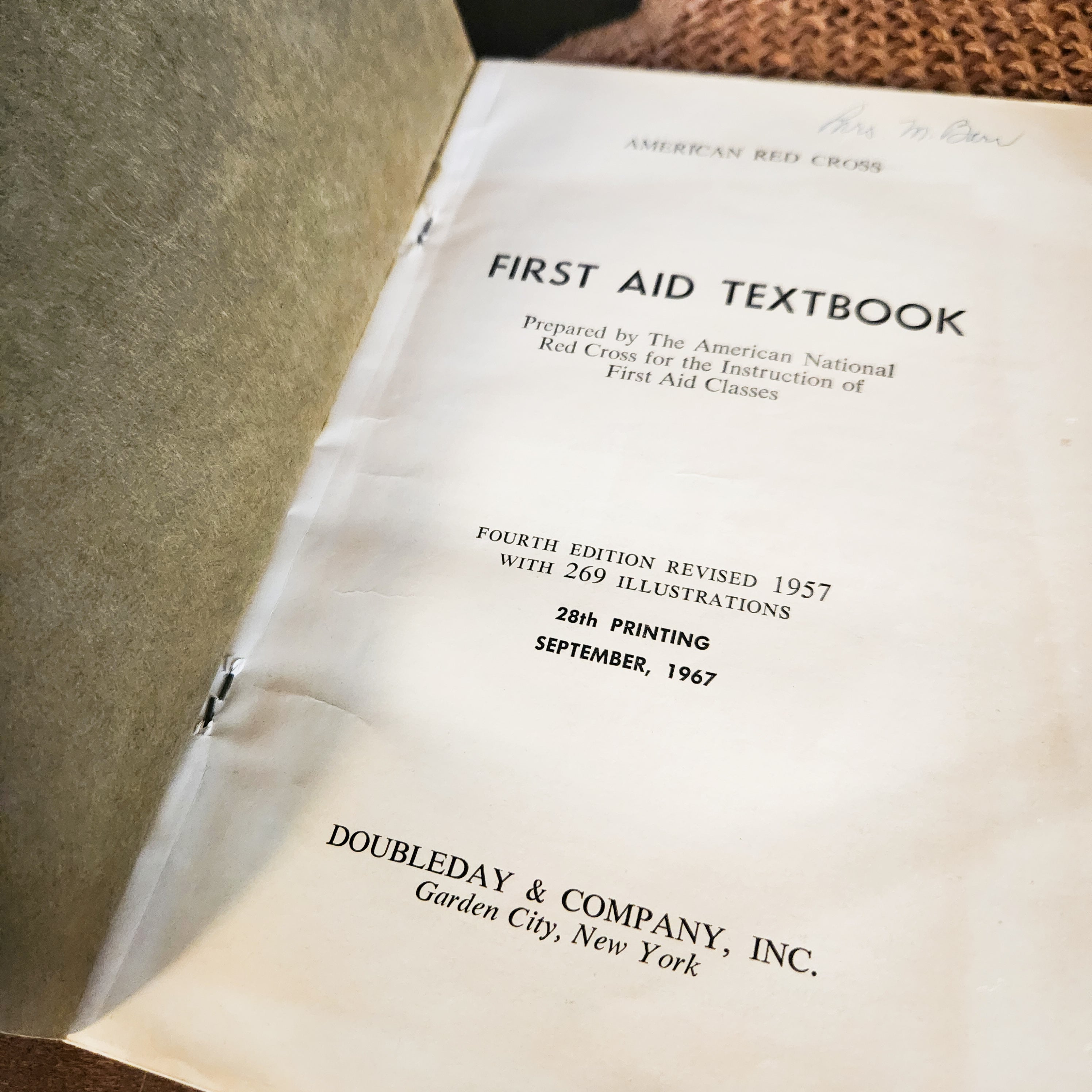 1967 First Aid Handbook
