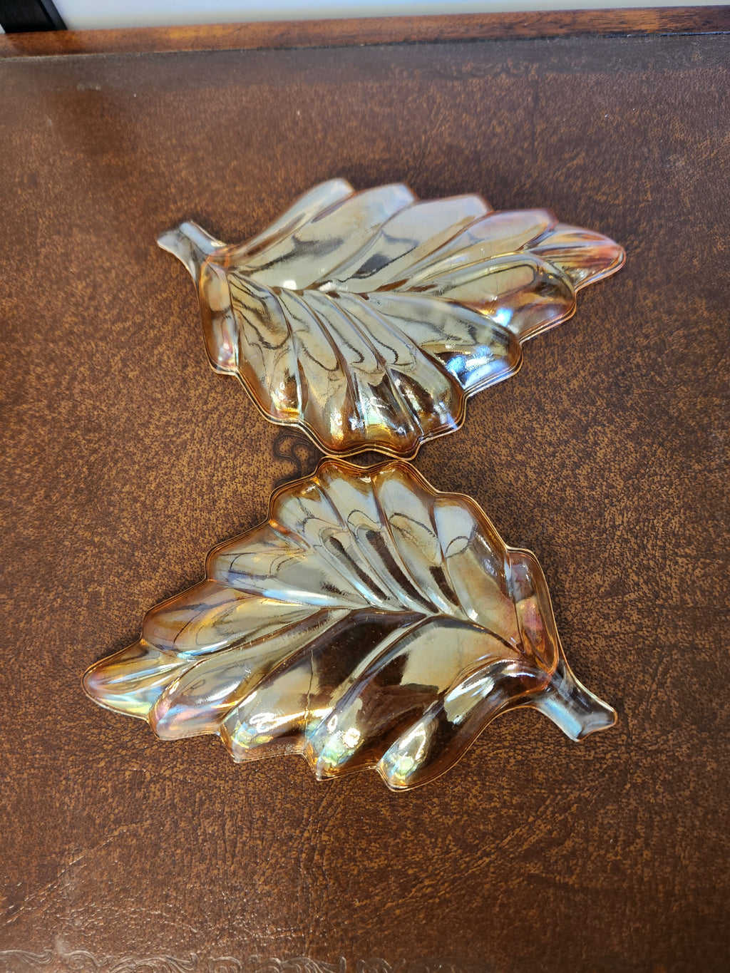 Marigold Leaf Dishes Set of 2