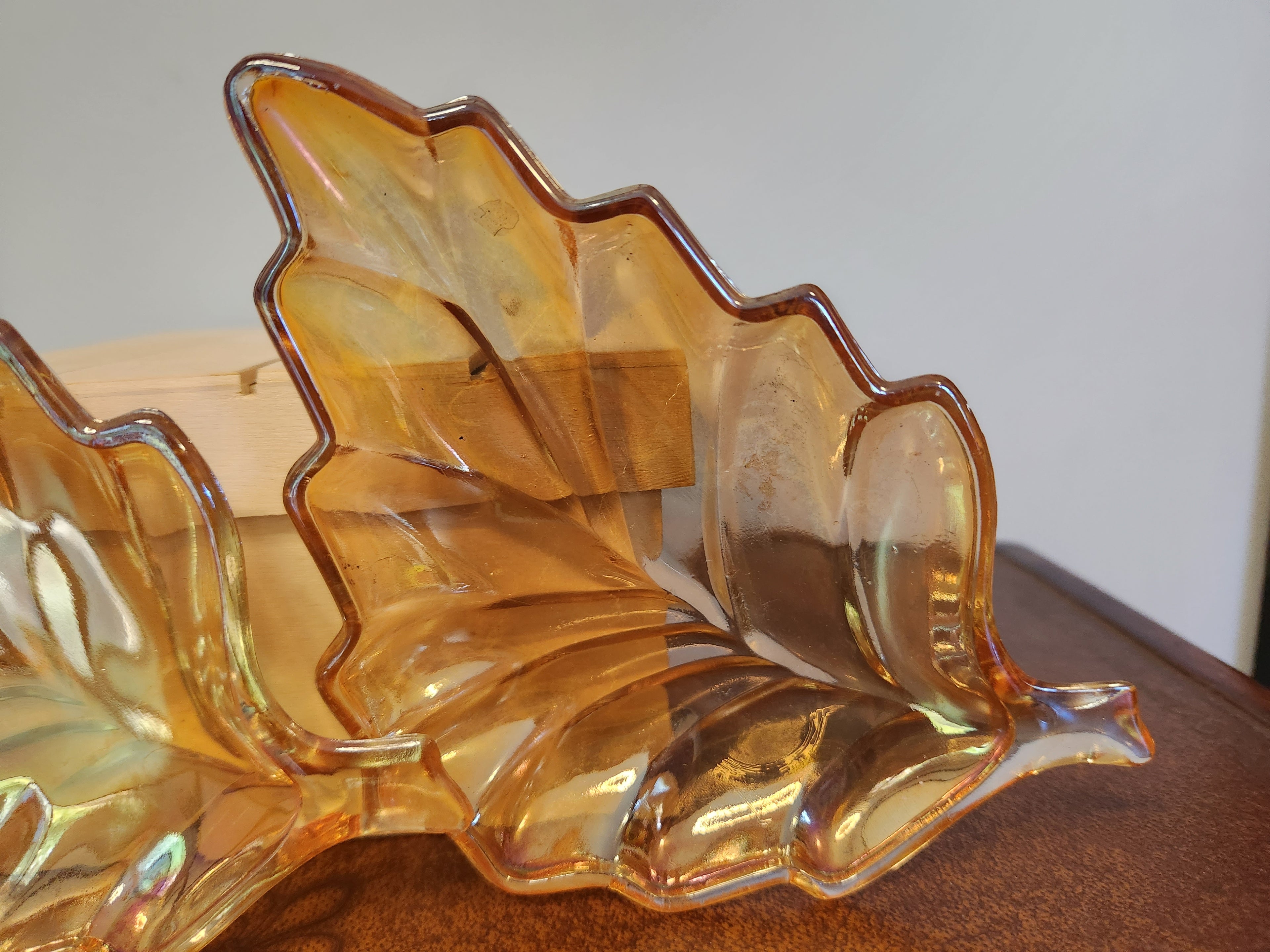 Marigold Leaf Dishes Set of 2